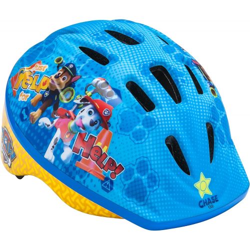  Licensed Paw Patrol Toddler and Kids Bike Helmet, Riders 3-8 Years Old, Multiple Colors