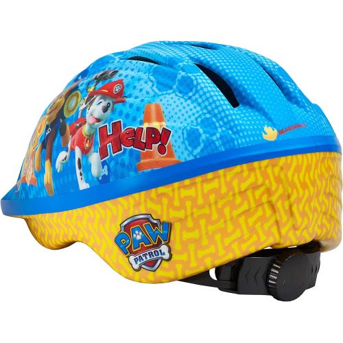  Licensed Paw Patrol Toddler and Kids Bike Helmet, Riders 3-8 Years Old, Multiple Colors