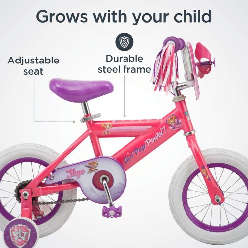  Nickelodeon Paw Patrol Kids Bike, 12-16-Inch Wheels, Toddlers to Kids ages 3 Years and Up, Training Wheel Options, Steel Frame, Multiple Colors