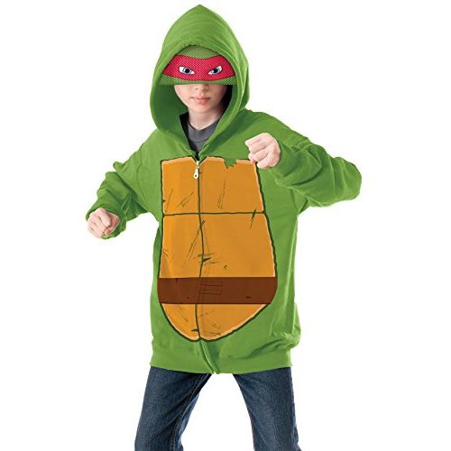  할로윈 용품Nickelodeon Teenage Mutant Ninja Turtles Raphael Hoodie Costume, Large