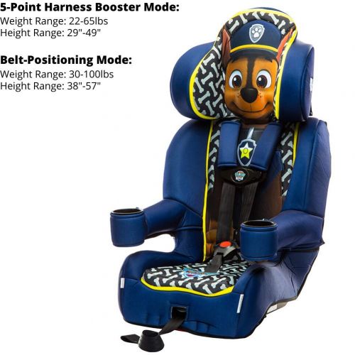  KidsEmbrace 2-in-1 Harness Booster Car Seat, Nickelodeon Paw Patrol Chase