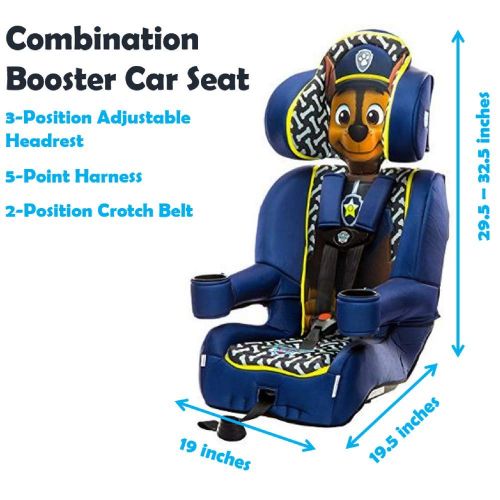  KidsEmbrace 2-in-1 Harness Booster Car Seat, Nickelodeon Paw Patrol Chase