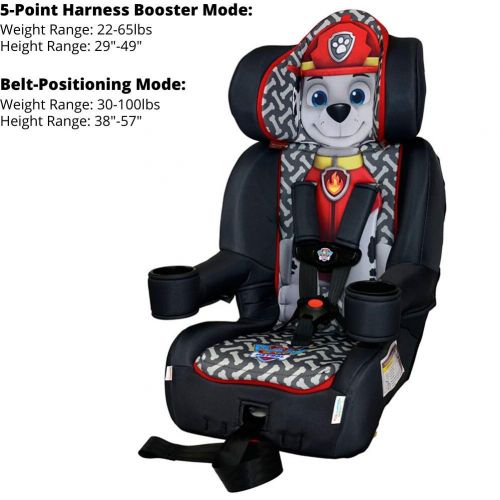  KidsEmbrace 2-in-1 Harness Booster Car Seat, Nickelodeon Paw Patrol Chase