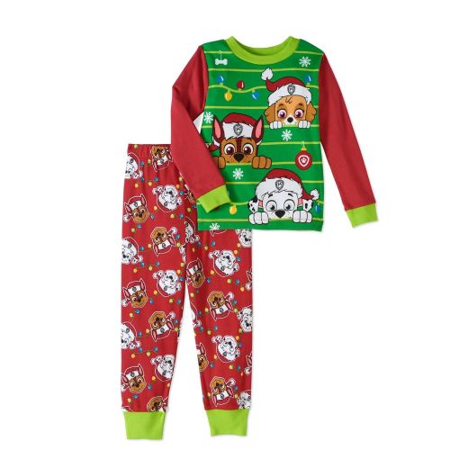  Nickelodeon Paw Patrol Little Boys Girls Toddler Christmas Pajama Set