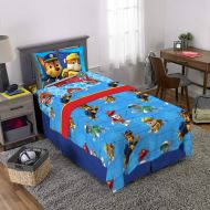 Nickelodeon Paw Patrol Kids Bedding Soft Microfiber Sheet Set, Twin Size 3 Piece Pack, Blue/Red Design