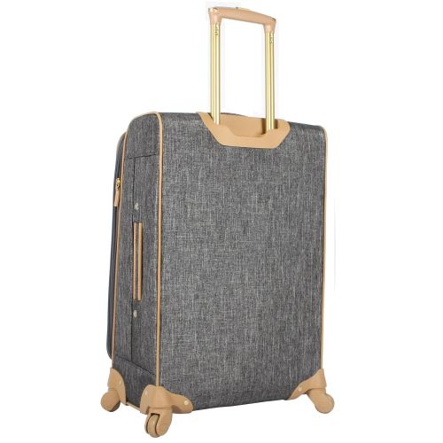  Nicole+Miller Nicole Miller Paige Collection 4-Piece Luggage Set: 28, 24, 20 Spinners and Tote Bag