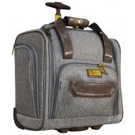 Nicole Miller Luggage 15 Under Seat Bag (Jardin Grey)