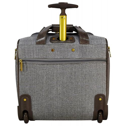  Nicole Miller Luggage 15 Under Seat Bag (Jardin Grey)