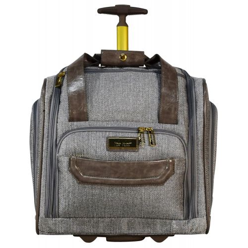  Nicole Miller Luggage 15 Under Seat Bag (Jardin Grey)