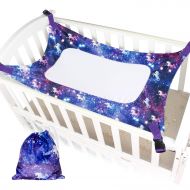 Nidoul Baby Crib Hammock, Newborn Infant Womb Hammock for Safe Sleeping, Unicorn Rainbow...