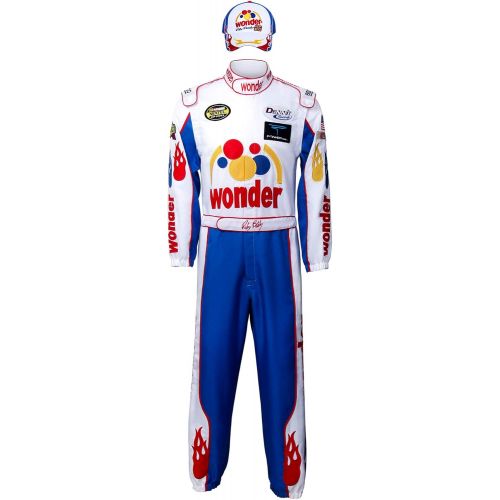  할로윈 용품NielijuanST Adult Ricky Bobby Racing Jumpsuit Cap Hat Suit Set Talladega Nights Full Costume Halloween Party Props