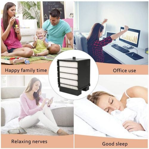  Nifogo Air Ersatzfilter, Cooler Filter, Filter Ersatz, Mini Luftkuehler Ventilator Air Mini Cooler Mobil Klimagerate Ersatzteile (X- 2pcs + Cushion)