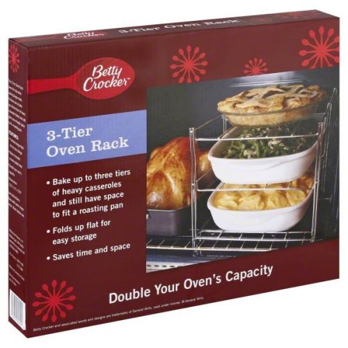  Nifty Home Products, Inc., Betty Crocker 3-Tier Oven Rack, 1 rack