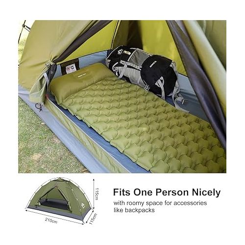  Night Cat Upgraded Backpacking Tents 1 2 Persons Easy Clip Setup Camping Tent Adults Scouts Heavy Rainproof Compact Lightweight