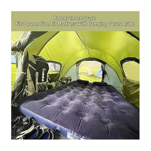  Night Cat Pop-up Camping Tent: 2 Person Tent Waterproof Instant Easy Setup Family Tent