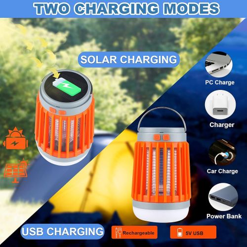  Night Cat Camping Lamp Flashlight Multifunctional LED Light with USB Rechargeable Battery and Solar Powered for Tent Waterproof Portable Lantern and Emergency