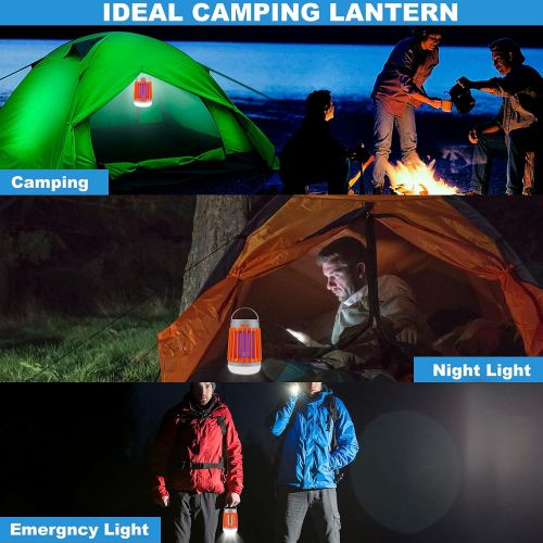  Night Cat Camping Lamp Flashlight Multifunctional LED Light with USB Rechargeable Battery and Solar Powered for Tent Waterproof Portable Lantern and Emergency