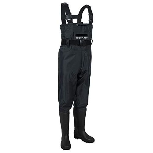  [아마존베스트]Night Cat Fishing Waders for Men/Women, Hunting Waders with Boots, Waterproof, Breathable, Crosswater Fishing Bib Shorts