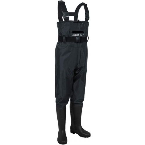  [아마존베스트]Night Cat Fishing Waders for Men/Women, Hunting Waders with Boots, Waterproof, Breathable, Crosswater Fishing Bib Shorts