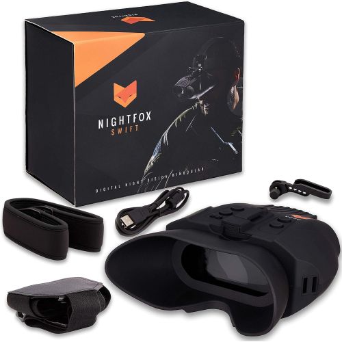  [아마존베스트]Nightfox Swift - Digital Night Vision Device with Infrared - 70m Range - Rechargeable
