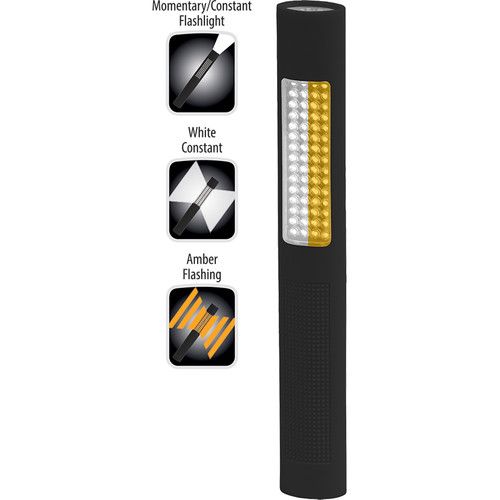  Nightstick NSP-1174 LED Safety Light/Flashlight (White/Amber)