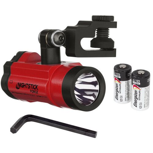  Nightstick XPP-5465R FORGE Intrinsically Safe?Helmet-Mounted Flashlight (Red)