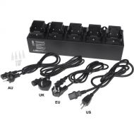 Nightstick Five-Bank Charger for XPR-5568 Angle Lights (AC Power, International Plugs)