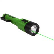 Nightstick LED Flashlight with Green Laser