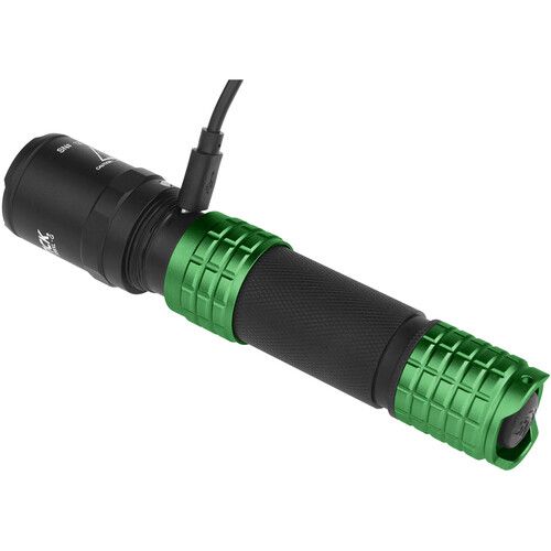  Nightstick USB-558XL USB Tactical Rechargeable LED Flashlight (Green)