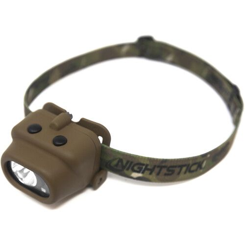  Nightstick NSP-4610C Multi-Function LED Headlamp (Flat Dark Earth with Camo Elastic Headband)