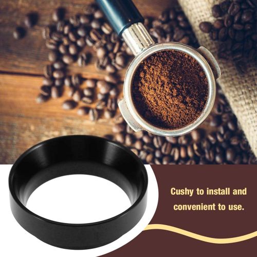  Niiyen Espresso dosing Funnel, Coffee dosing Funnel Replacement Aluminum Coffee dosing Ring for 58mm Filter Holders Espresso Machine Accessories(Noir)