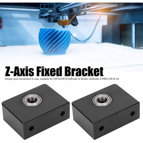  Niiyen Z?Axis Fixed Bracket, 2 Sets 7 Series Aviation Solid Aluminum Refitting Double Z-axis Aluminum Block for CR10/CR10 S/Ender?3/ Ender?3s/Ender?3 PRO CR10 V2