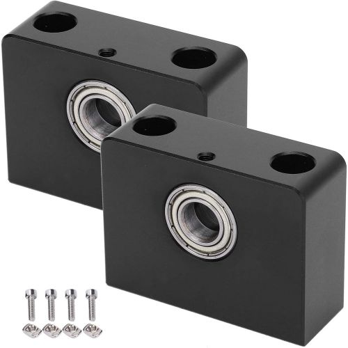  Niiyen Z?Axis Fixed Bracket, 2 Sets 7 Series Aviation Solid Aluminum Refitting Double Z-axis Aluminum Block for CR10/CR10 S/Ender?3/ Ender?3s/Ender?3 PRO CR10 V2