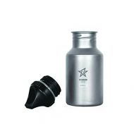 NikaGrace Kids Titanium Water Bottle 400 ML 13 oz. and Free Titanium Carabiner with Purchase