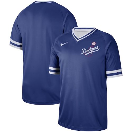 나이키 Men's Los Angeles Dodgers Nike Royal Cooperstown Collection Legend V-Neck Jersey