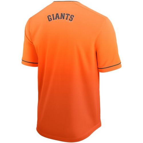 나이키 Men's San Francisco Giants Nike Orange Fade Jersey