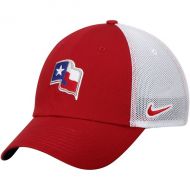 Men's Texas Rangers Nike RedWhite Heritage 86 Fabric Mix Performance Adjustable Hat