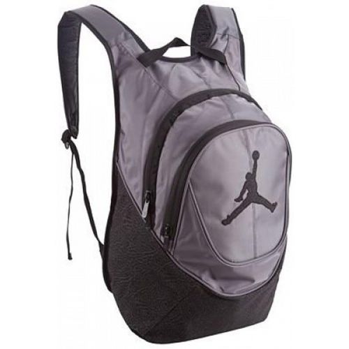 나이키 Nike Air Jordan Ele-mentary Backpack for 15 Laptop in Black and Gray Elephant