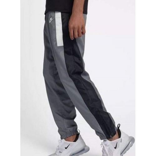 나이키 Nike Mens Sportswear Loose Fit Woven Pants Grey Black White AQ1895 065