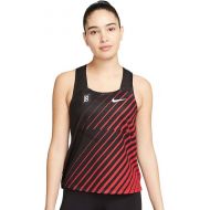Nike Dri-FIT ADV AeroSwift Bowerman Track Club Women's Running Singlet, Black/Gym Red/White (as1, Alpha, m, Regular, Regular)