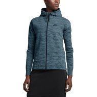 Nike Sportswear Tech Knit Women’s Jacket 835641 (Squadron Blue/Black, Small)