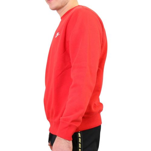 나이키 Nike Men's NSW Club Crew, University Red/White, X-Large