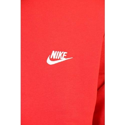 나이키 Nike Men's NSW Club Crew, University Red/White, X-Large