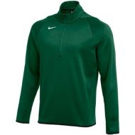 Nike Men's Therma 1/4 ZIP Pullover | Quarter Zip Top Training Shirt (Dark Green, Large)