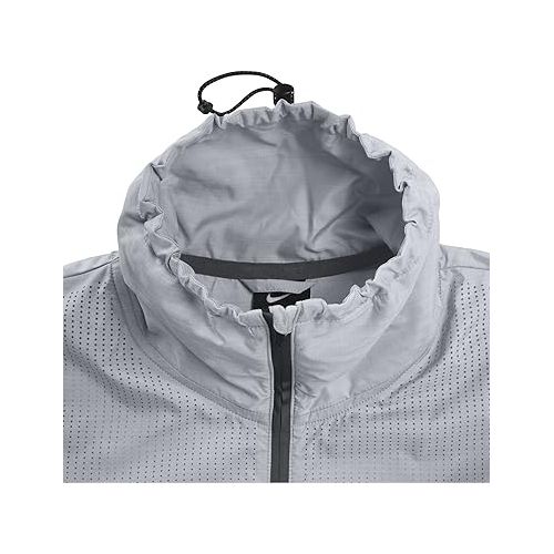 나이키 Nike Women's Premium Convertible Jacket - Medium - Silver