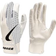 Nike Force Edge Baseball Batting Gloves - Men's - White (1 Pair)