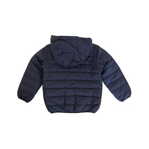 나이키 Nike Kids Boy's Quilted Jacket (Little Kids) Obsidian/University Red 6 Little Kids