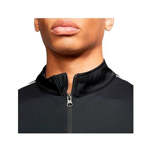 나이키 Nike Mens Dri Fit Track Jacket (Small) Black