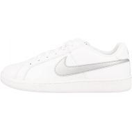 Nike Women's Low-Top Sneakers Tennis Shoes, White White Metallic Silver 100, 9.5