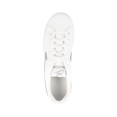 나이키 Nike Women's Low-Top Sneakers Tennis Shoes, White White Metallic Silver 100, 9.5